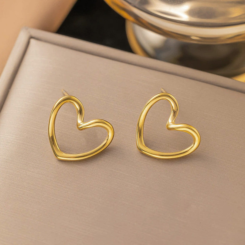 hammered-wire-heart-dangle-earrings-alloy