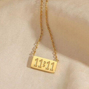 11:11 Angel Number Pendant Necklace