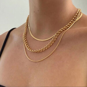 Layered Chain Necklace Set - Chic Style