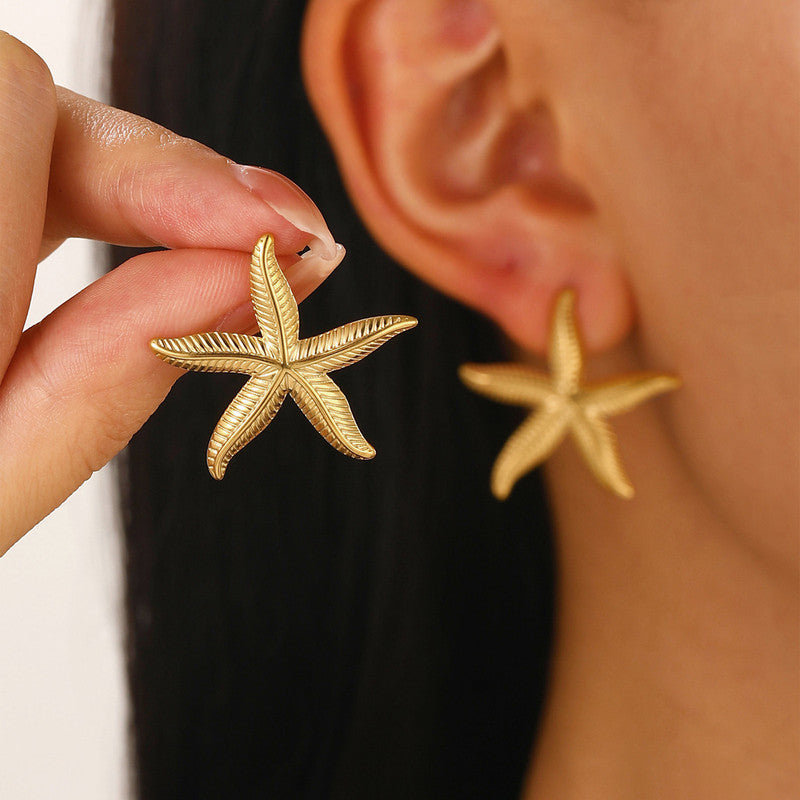 Starfish Stud Earrings - Image 2