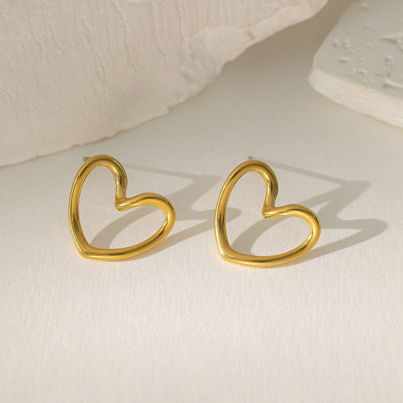 Heart Dangle Earrings - Image 3