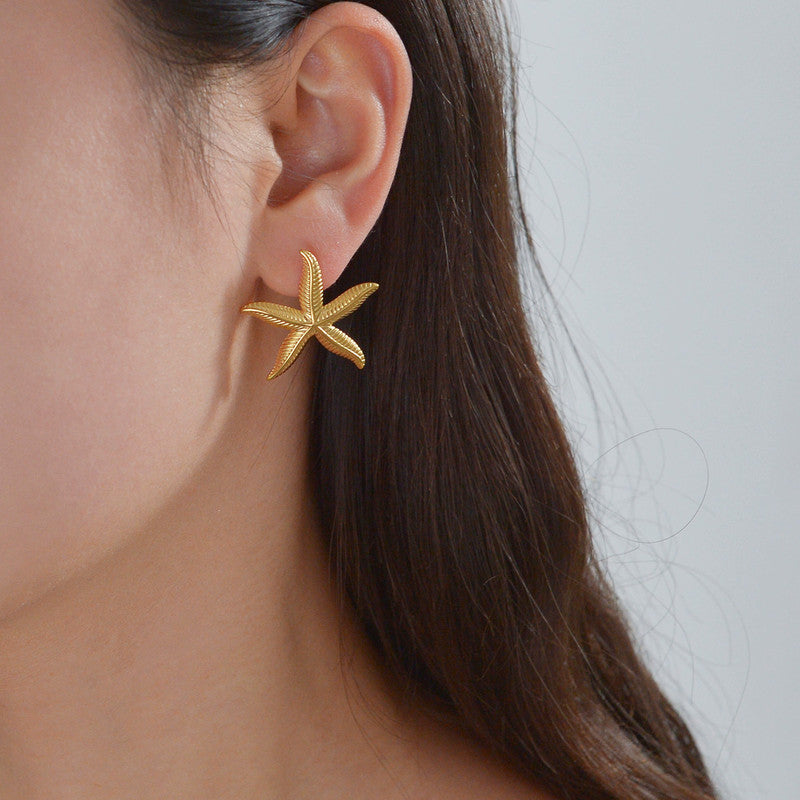 Starfish Stud Earrings - Image 3