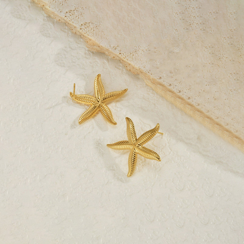 Starfish Stud Earrings - Image 4