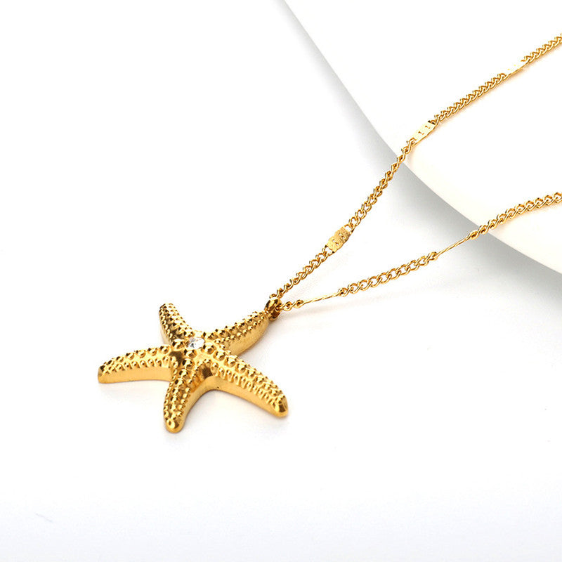 Starfish Pendant Necklace - Beach Style - Image 5